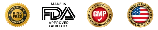 GMP Certified Manufacturing & Quality Assurance Badges